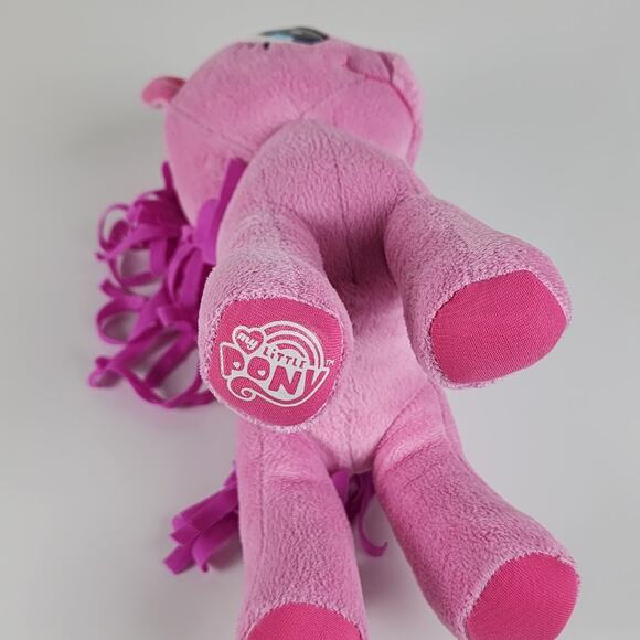 Hasbro 2012 My Little Pony Pinkie Pie 12" Stuffed Animal Pink Plush - Picture 8 of 10